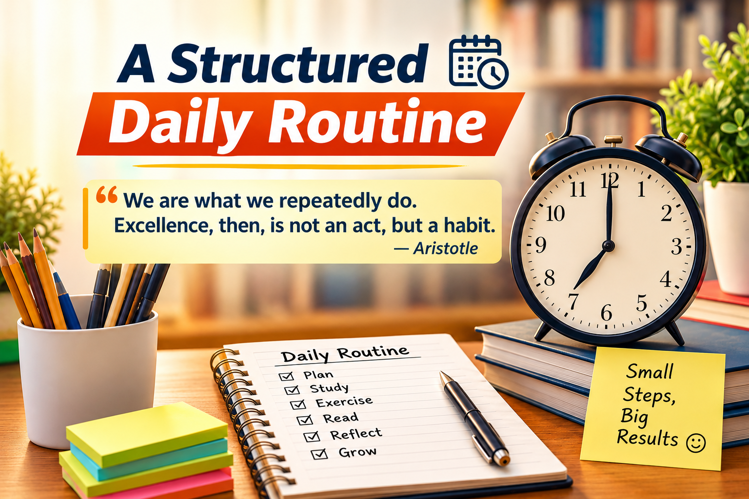 A Structured Daily Routine